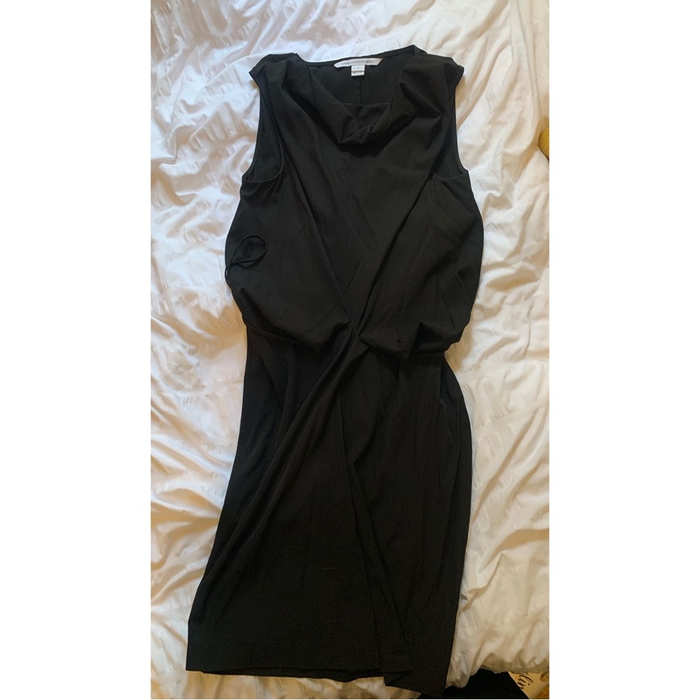 Diane Von Furstenberg cowl neck wrap tie dress